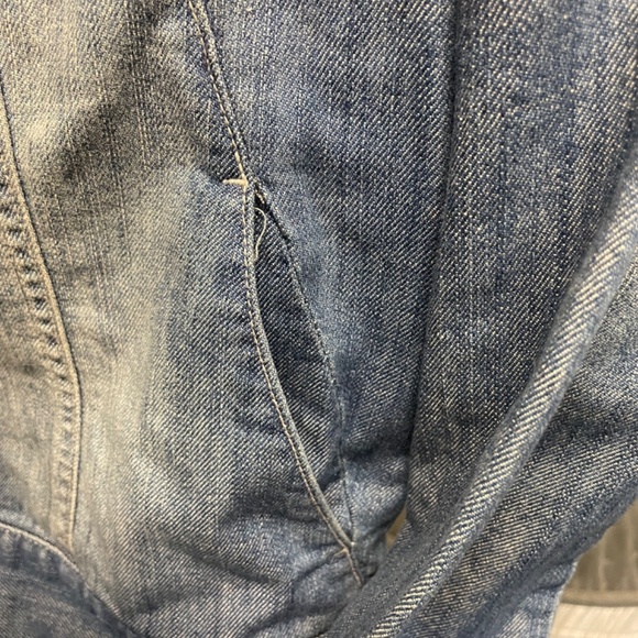 Distressed but with Bling! Jean jacket - Picture 5 of 5